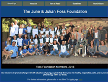 Tablet Screenshot of foss-foundation.org